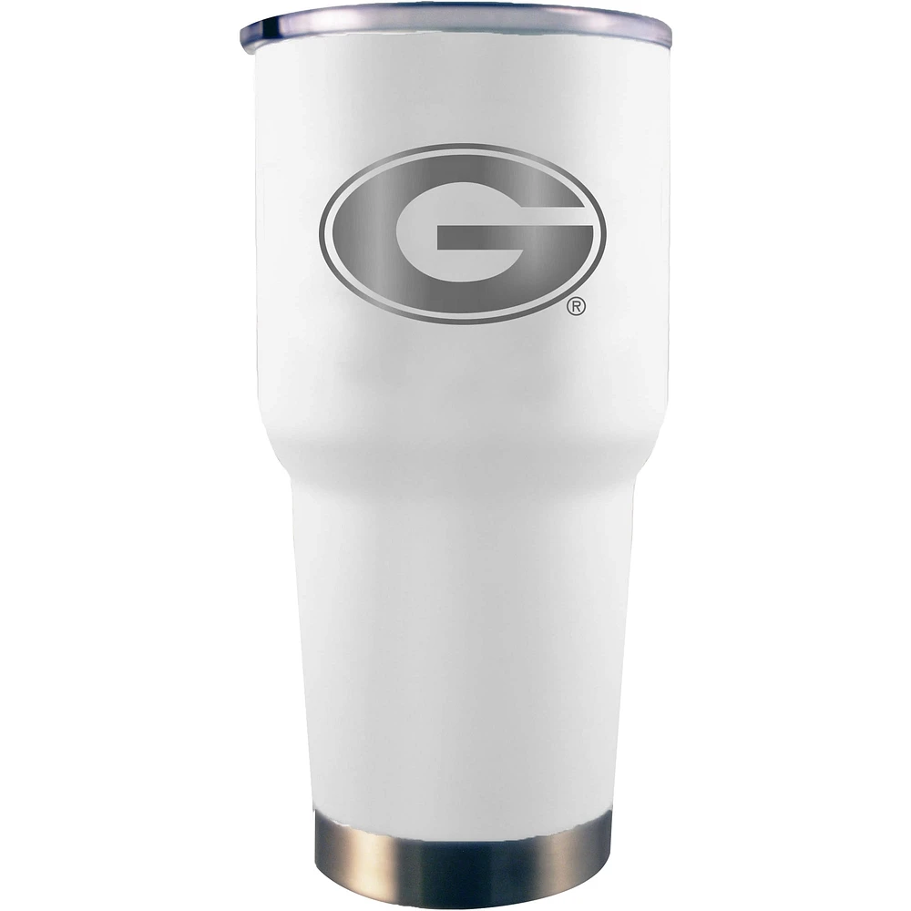 Georgia Bulldogs 30oz. Etched Team Logo Tumbler