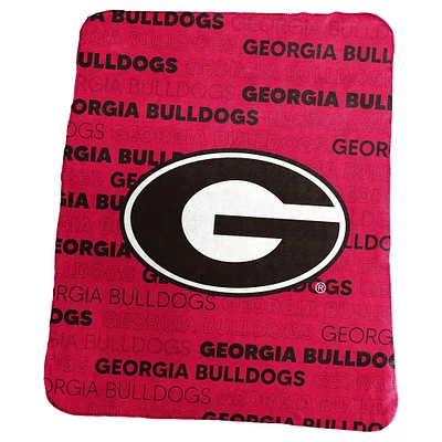 Couverture polaire classique Georgia Bulldogs 50" x 60"