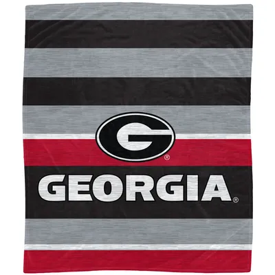Georgia Bulldogs 50'' x 60'' Stripe Flannel Fleece Blanket