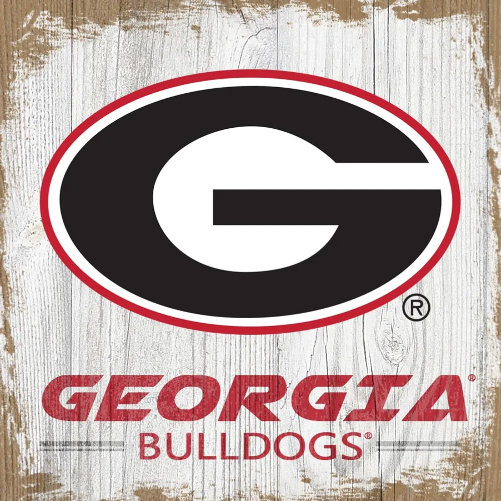 Georgia Bulldogs Dartboard Cabinet