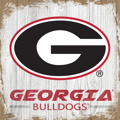 Georgia Bulldogs 6'' x 6'' Team Logo Block
