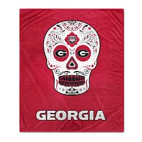 Georgia Bulldogs 60'' x 70'' Sugar Skull Fleece Blanket