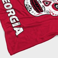 Georgia Bulldogs 60'' x 70'' Sugar Skull Fleece Blanket