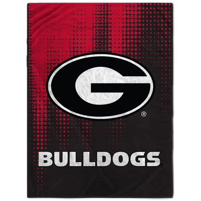 Georgia Bulldogs 60'' x 80'' Half Tone Drip Flannel Fleece Blanket