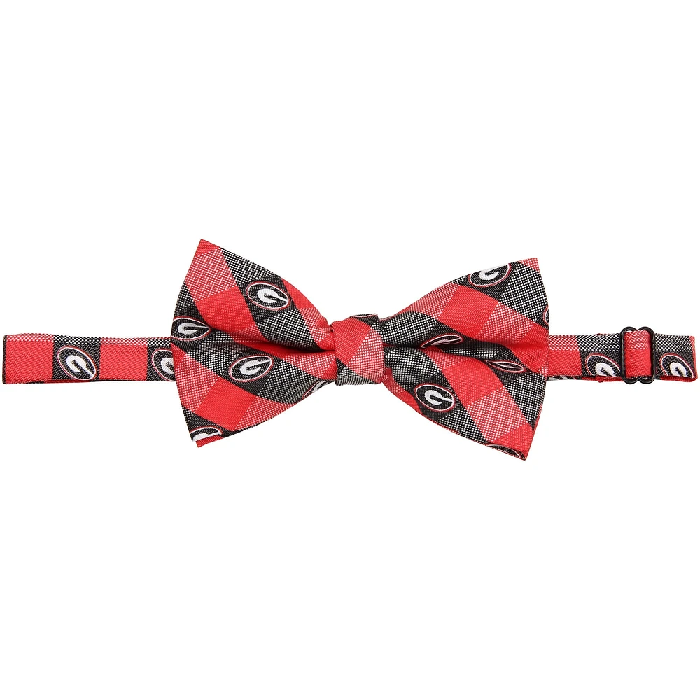 Georgia Bulldogs Check Bow Tie