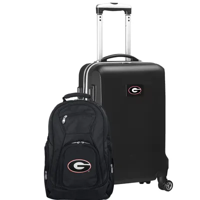 Georgia Bulldogs Deluxe 2-Piece Backpack and Carry-On Set