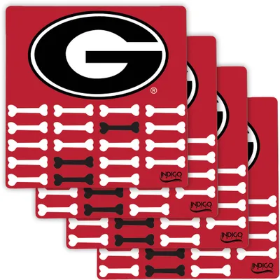Georgia Bulldogs Four-Pack Specialty Coaster Set