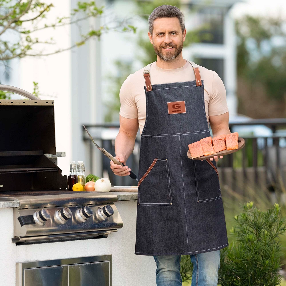 Georgia Bulldogs Grill Apron and Glove Set