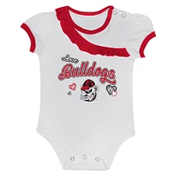 Girls Newborn & Infant Georgia Bulldogs Two-Piece Love My Team Bodysuit Skirt Set