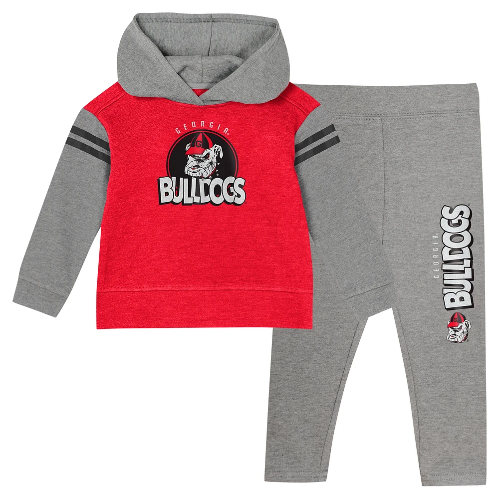 Ensemble sweat à capuche et legging Georgia Bulldogs Clubhouse pour filles