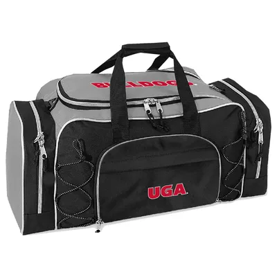 Georgia Bulldogs Action Duffel Bag - Gray