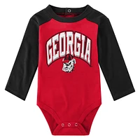 Infant Black Georgia Bulldogs Rookie Of The Year Long Sleeve Bodysuit and Pants Set