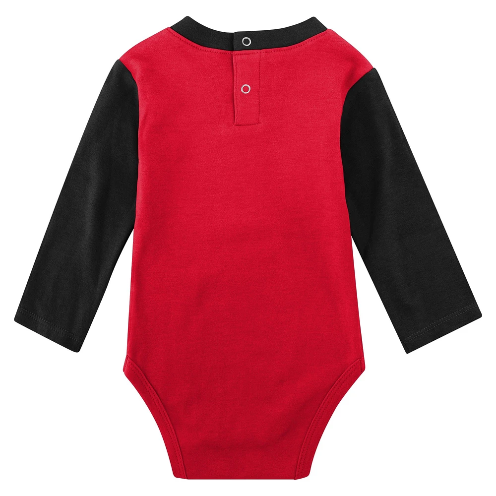 Infant Black Georgia Bulldogs Rookie Of The Year Long Sleeve Bodysuit and Pants Set