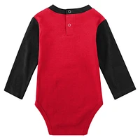Infant Black Georgia Bulldogs Rookie Of The Year Long Sleeve Bodysuit and Pants Set
