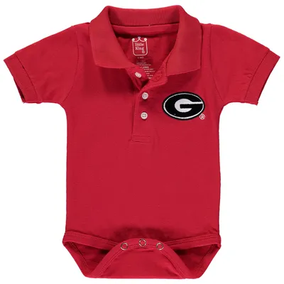 Georgia Bulldogs Infant Polo Bodysuit - Red