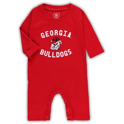 Georgia Bulldogs Wes & Willy Infant Core Long Sleeve Jumper - Red
