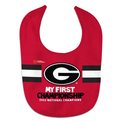 Bébé WinCraft Georgia Bulldogs College Football Playoff 2022 Champions nationaux All Pro Bavoir pour bébé