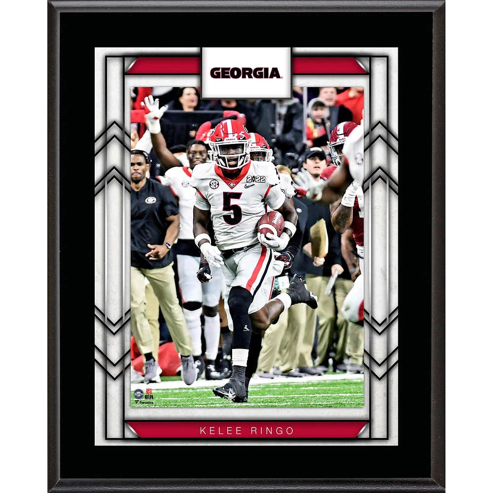 Kelee Ringo Georgia Bulldogs 10.5" x 13" Sublimated Player Plaque