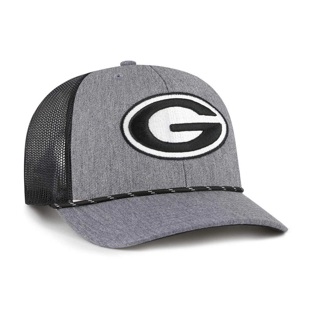 Men's '47  Gray Georgia Bulldogs Carbon Rope Adjustable Hat