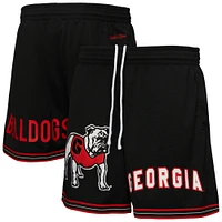 Short en maille noire Georgia Bulldogs Team Origins de Mitchell & Ness pour homme