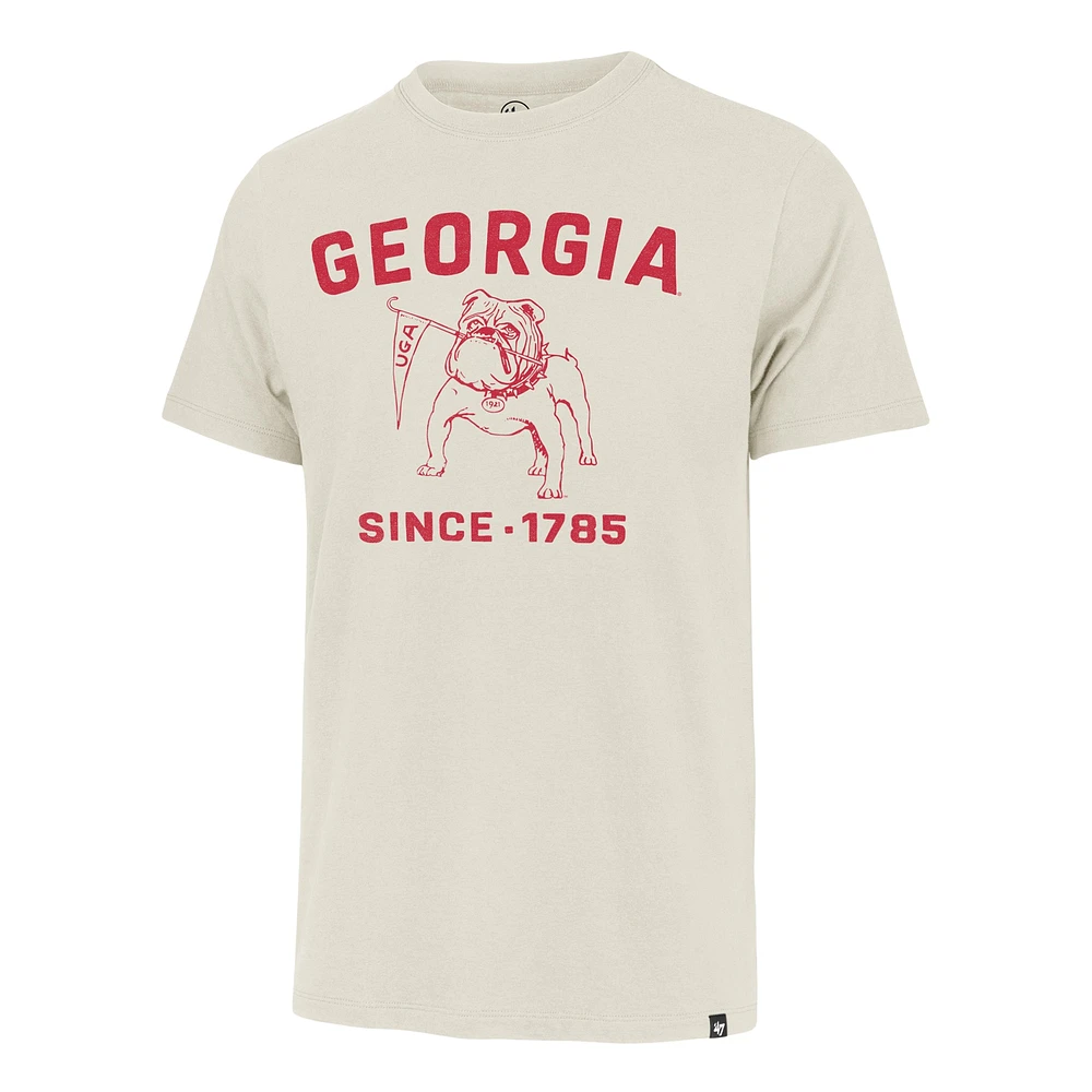 Men's '47 Cream Georgia Bulldogs Duster Franklin T-Shirt