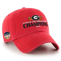 Men's '47  Red Georgia Bulldogs 2023 Orange Bowl Champions Clean Up Adjustable Hat