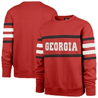 Men's '47 Red Georgia Bulldogs Coaches Collection Pullover Sweatshirt