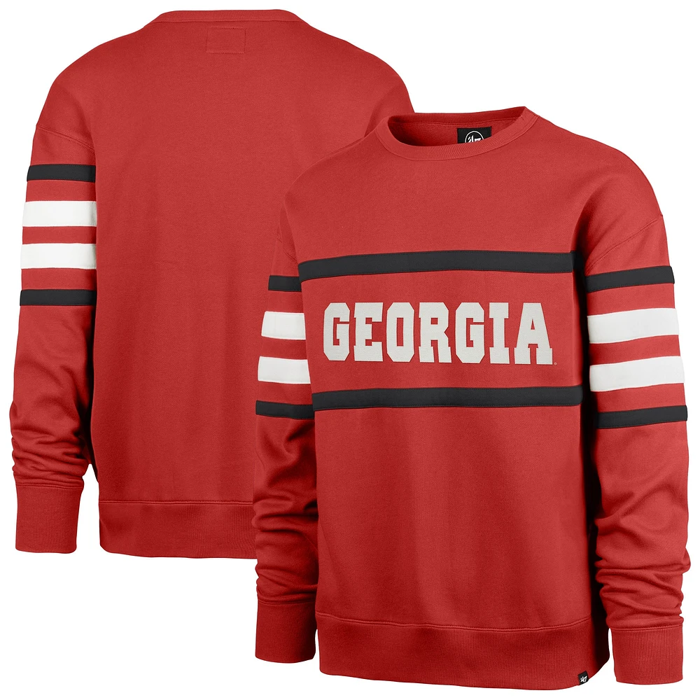 Sweat-shirt à capuche pour homme de la collection Coaches '47 Red Georgia Bulldogs