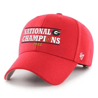 Georgia Bulldogs '47 College Football Playoff 2022 National Champions Stack MVP Adjustable Hat - Red