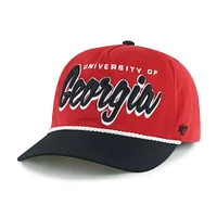 Casquette ajustable Dropshadow Rope Hitch pour homme, modèle 1947, Red Georgia Bulldogs