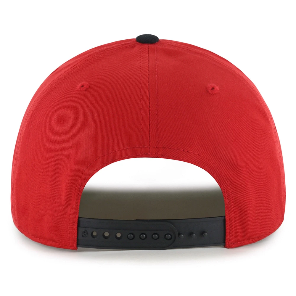 Casquette ajustable Dropshadow Rope Hitch pour homme, modèle 1947, Red Georgia Bulldogs