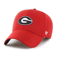 Casquette ajustable MVP Forward Vent des Bulldogs de Géorgie rouges 1947 pour homme