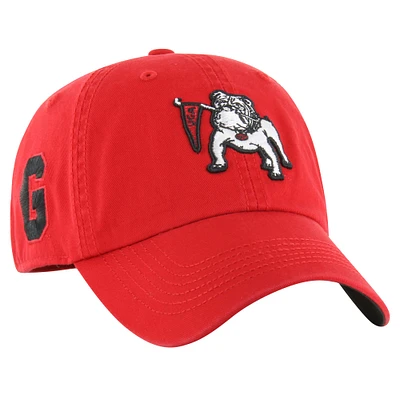 Casquette ajustée vintage Sure Shot Franchise '47 Red Georgia Bulldogs pour hommes