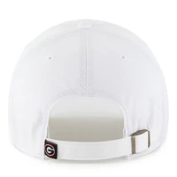 Casquette ajustable blanche Georgia Bulldogs Clean Up '47 pour homme
