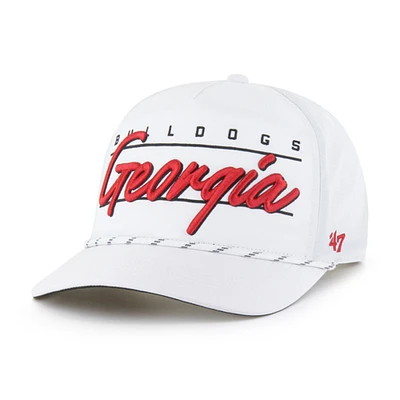 Casquette ajustable Condor Hitch brrr° blanche des Georgia Bulldogs pour homme, modèle 1947