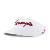 Men's '47 White Georgia Bulldogs Melbourne brrr° Adjustable Visor