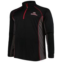 Men's Black Georgia Bulldogs Quarter-Zip Jacket