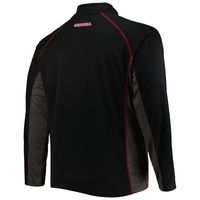 Men's Black Georgia Bulldogs Quarter-Zip Jacket