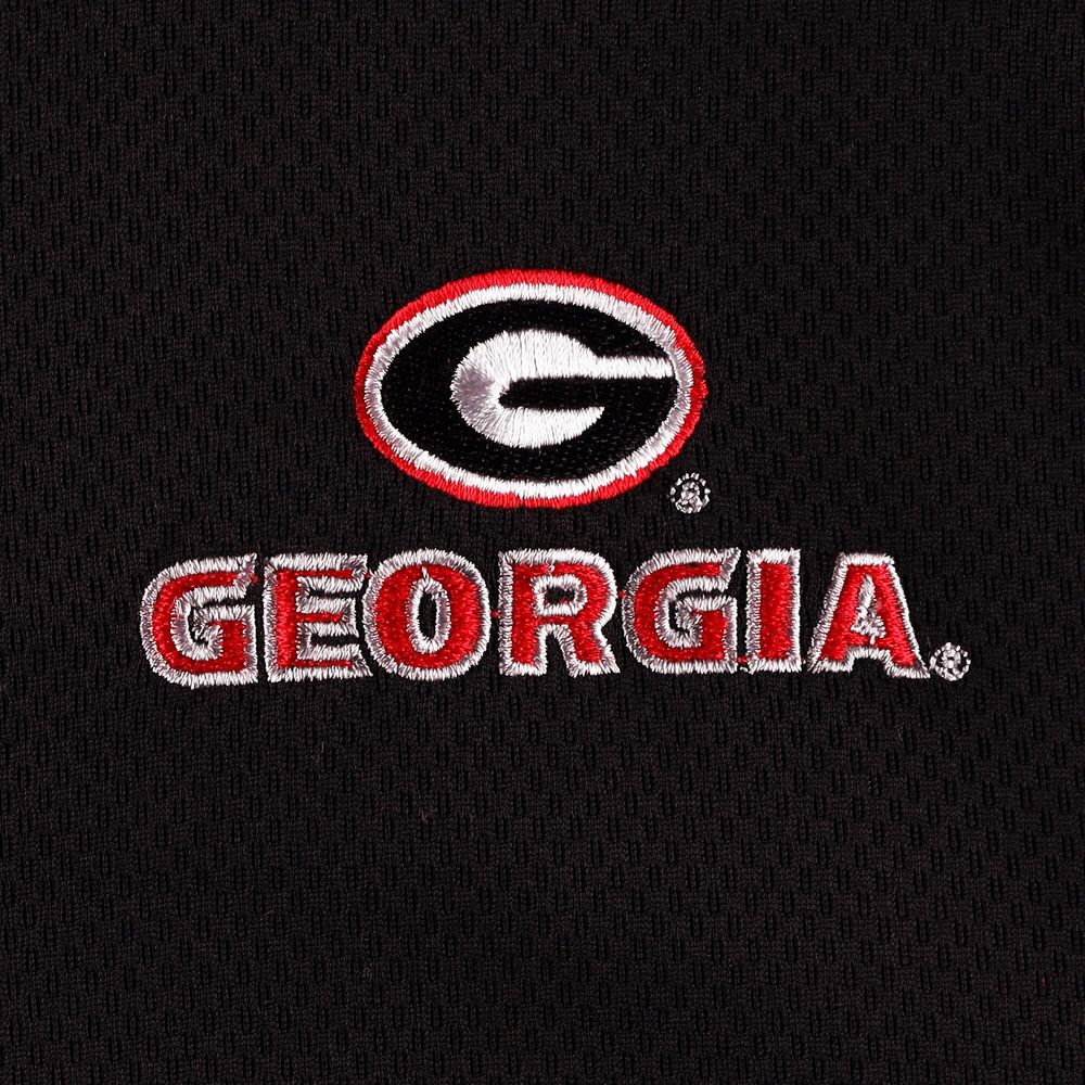 Men's Black Georgia Bulldogs Quarter-Zip Jacket