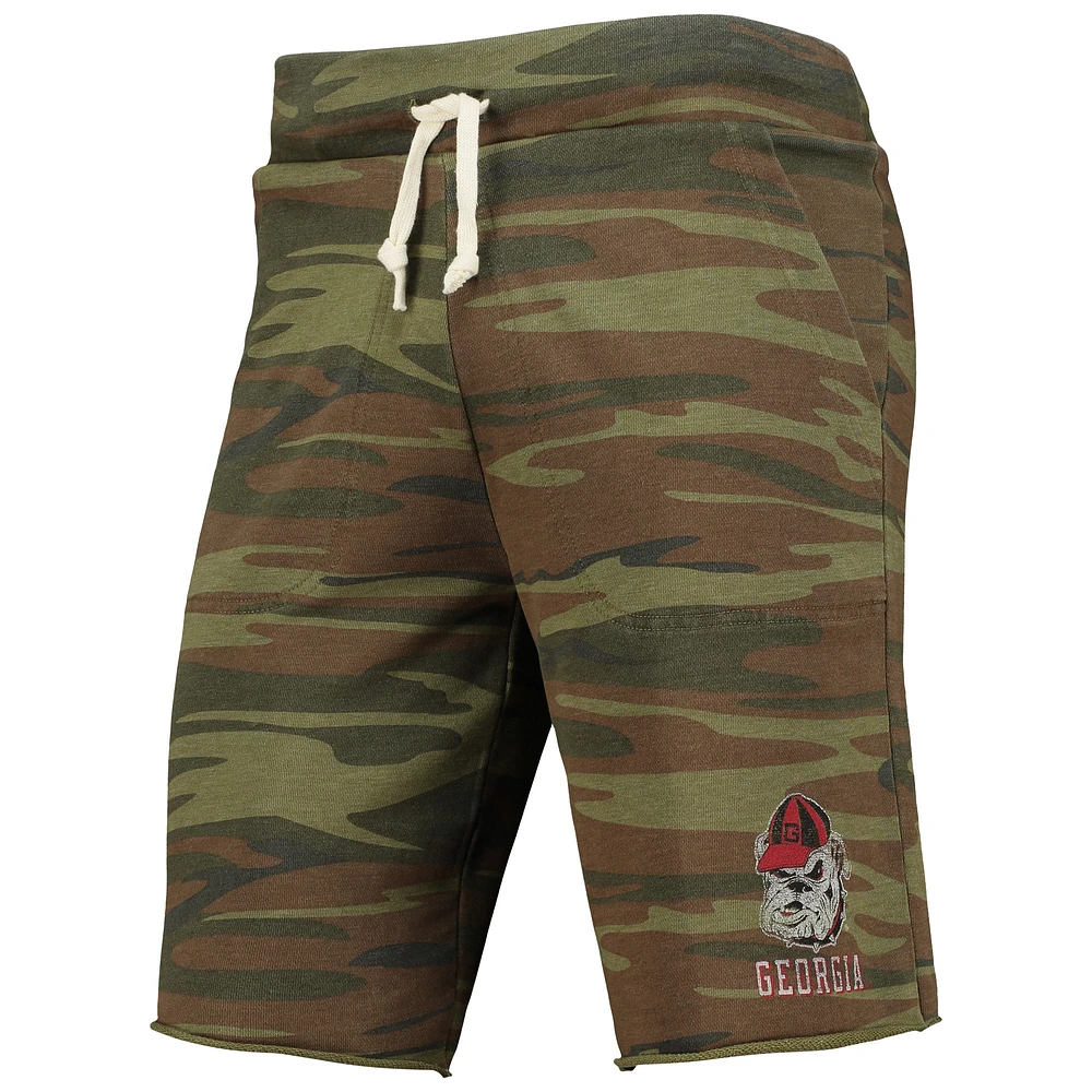 Men's Camo Alternative Apparel Georgia Bulldogs Victory Lounge Shorts