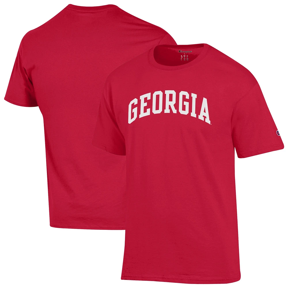 Men's Champion Georgia Bulldogs Basic Arch T-Shirt