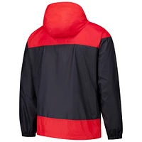 Veste coupe-vent entièrement zippée Columbia Georgia Bulldogs Flash Challenger II Omni-Shade pour homme