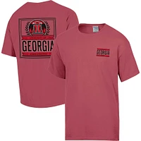 T-shirt local des Bulldogs de Géorgie rouge Comfort Wash pour hommes