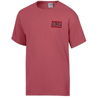 T-shirt local des Bulldogs de Géorgie rouge Comfort Wash pour hommes
