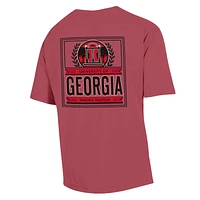 T-shirt local des Bulldogs de Géorgie rouge Comfort Wash pour hommes