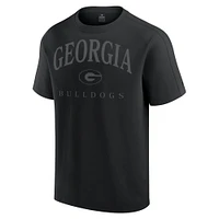 Men's Fanatics Black Georgia Bulldogs Flex Tri-Blend T-Shirt