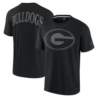 T-shirt emblématique noir Georgia Bulldogs Fanatics pour hommes