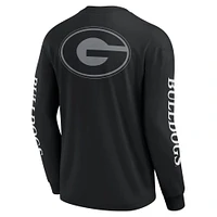 Men's Fanatics Black Georgia Bulldogs Strive Long Sleeve T-Shirt