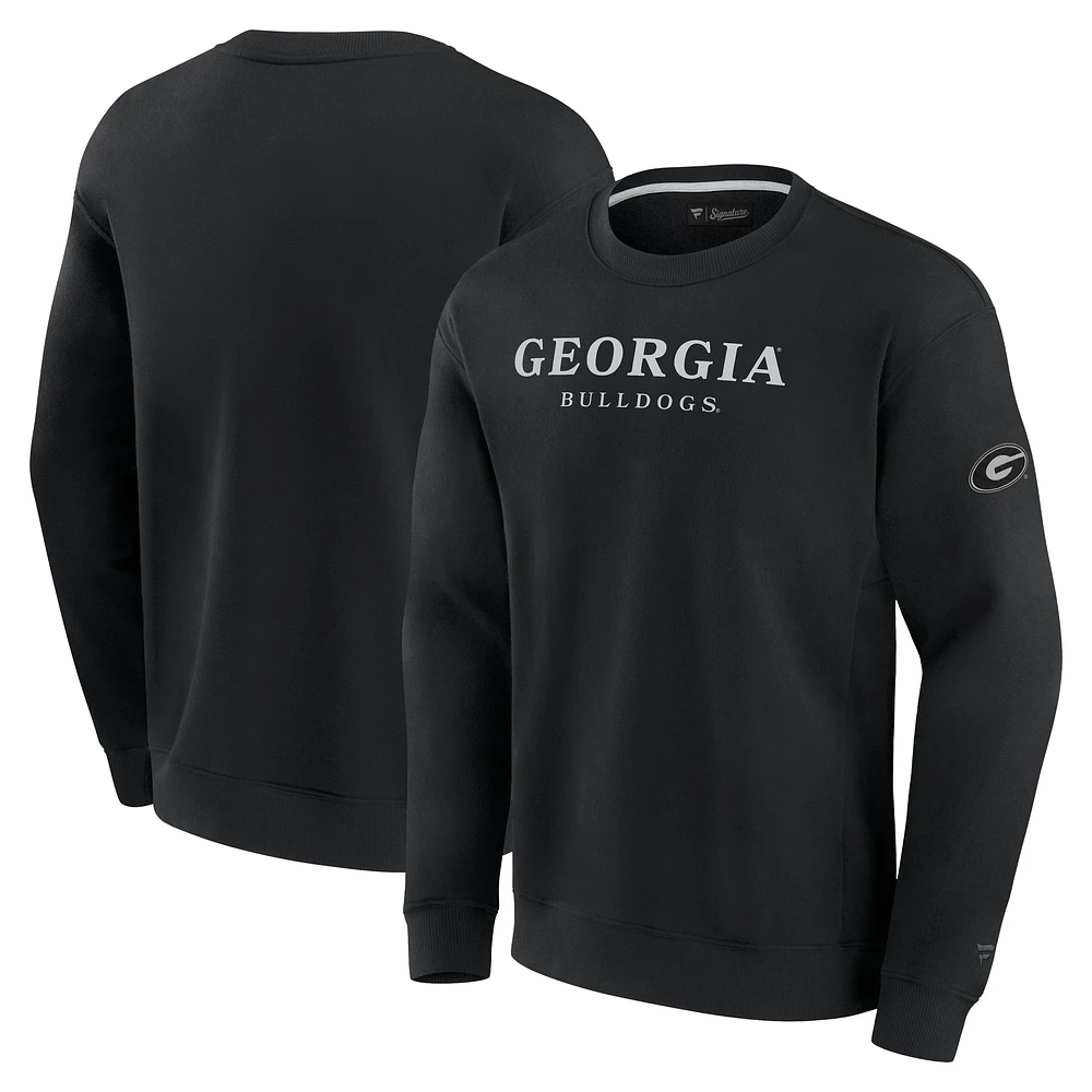 Men's Fanatics Black Georgia Bulldogs Unlimited Pullover Sweatshirt