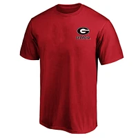 Men's Fanatics Red Georgia Bulldogs Big & Tall Ideal Faded T-Shirt